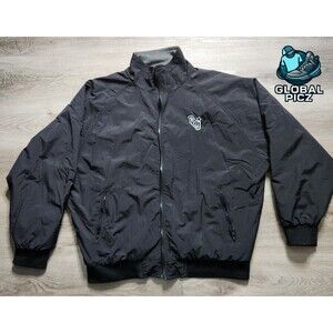 Bojangles Employee Uniform Black Full Zip Jacket Coat Unisex Adult Size 2XL